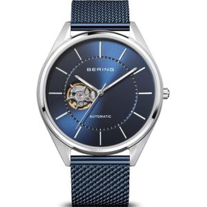 Bering, Horloge, 16743-307 Automatisch 43mm Heren 3ATM, Blauw, (Analoog horloge, 43 mm)