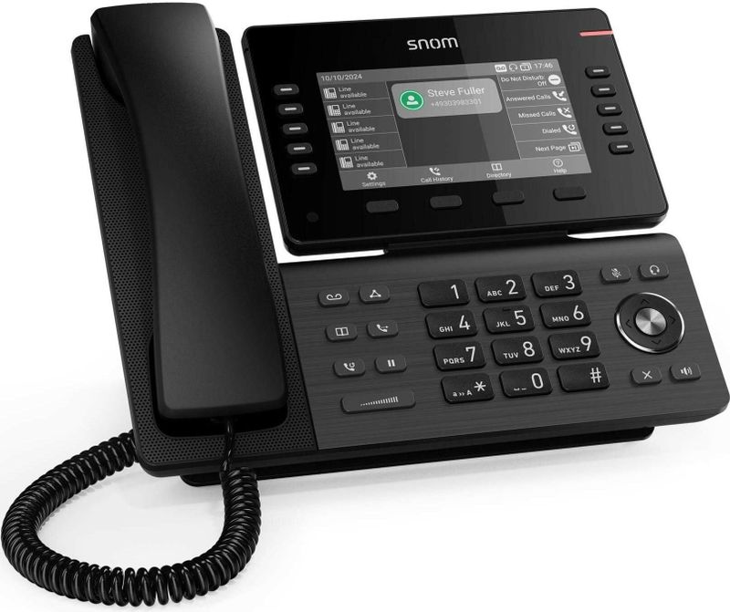 Snom - D815 - Telefoon - Zwart - VoIP - 12,7 cm Display