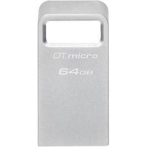 Kingston DataTraveler Micro USB-stick USB Type-A 3.2 Gen 1 (3.1 Gen 1) Zilver (USB-A), USB-stick, Zilver