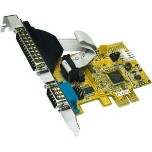 Exsys GmbH PCIe 2S seriële RS-232 kaart, ASIX (9/25 Pin), Controlekaart