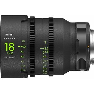 Nisi 18mm ATHENA PRIME Full Frame Cinema Lens T2.2 (E Mount), Objectief