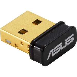 ASUS USB-N10 NANO B1 (USB 2.0), Netwerkadapter, Zwart