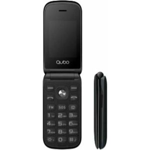 Qubo - X-209 Mobiele Telefoon - Zwart - 4G - 32 MB RAM - Met Deksel