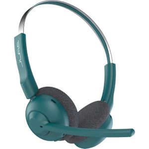 JLab Go Work Pop Headset met Microfoon - Draadloze Headset Bluetooth - Noise Cancelling Microfoon - 50 Uur Speeltijd