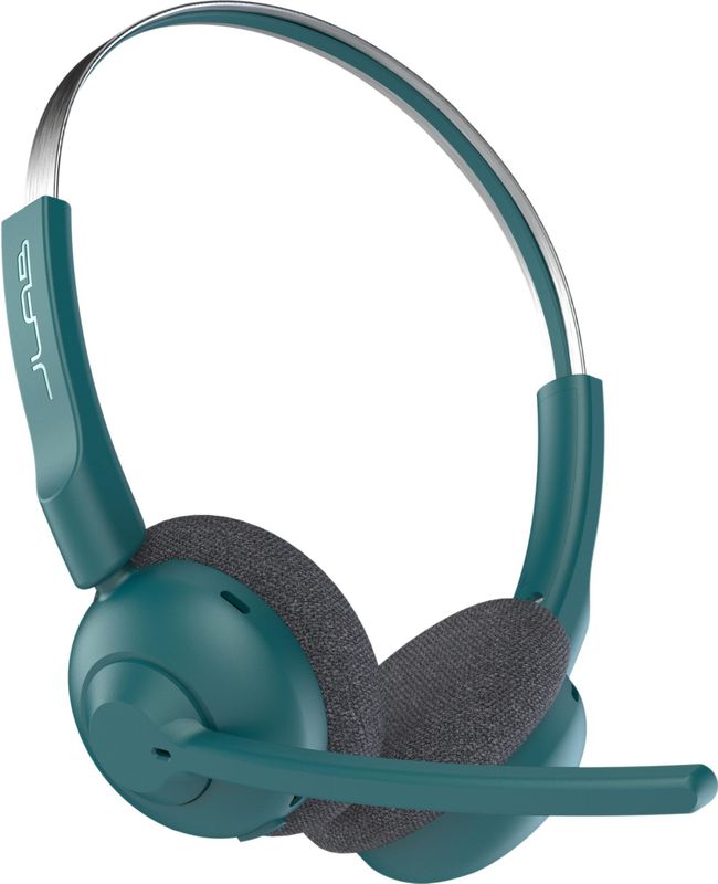 JLab Go Work Pop Headset met Microfoon - Draadloze Headset Bluetooth - Noise Cancelling Microfoon - 50 Uur Speeltijd