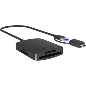 Icy Box IB-CR302-CU3 (USB 3.0), Geheugenkaartlezer, Zwart