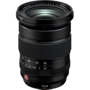 Fujifilm Fujinon XF 16-55mm F2.8 R LM WR II (Fujifilm X, APS-C / DX), Objectief, Zwart