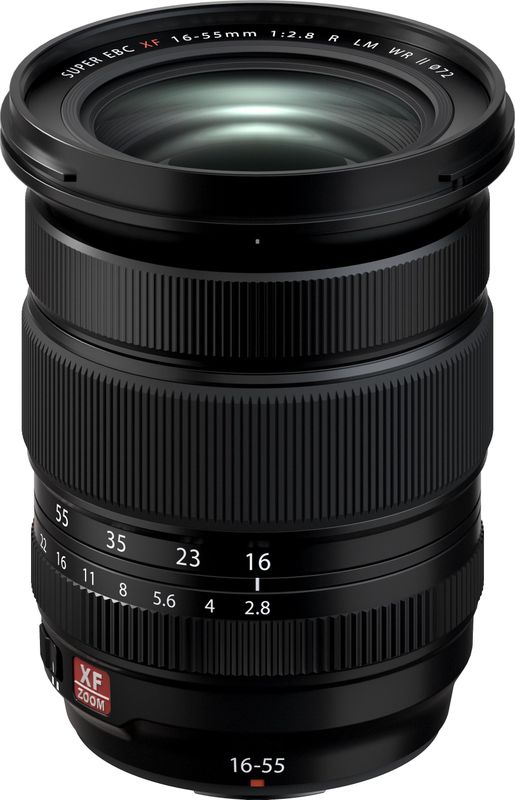 Fujifilm Fujinon XF 16-55mm F2.8 R LM WR II (Fujifilm X, APS-C / DX), Objectief, Zwart