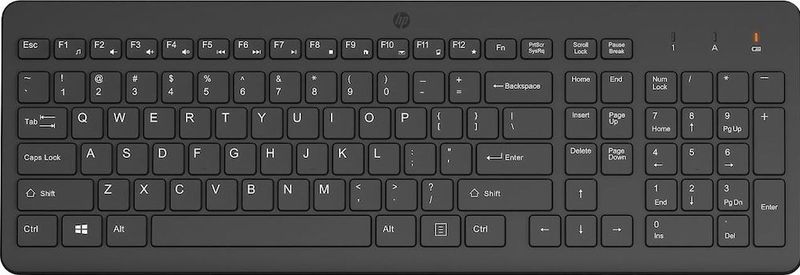 HP 220 Wireless Keyboard toetsenbord Thuis RF Draadloos Zwart