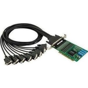 Moxa CP-118U-T - Seriële universele PCI-kaart met 8 aansluitingen RS-232422485, -40 tot 85 °C, Controlekaart