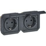 Plexo - Beschermende Contactdozen - Vochtige Ruimtes - Eenvoudig Design