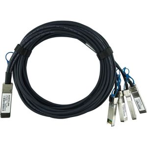 CBO Dell Networking 332-1661 Compatibel BlueLAN QSFP28 DAC SC282701L5M26, Zendontvangers, Zwart