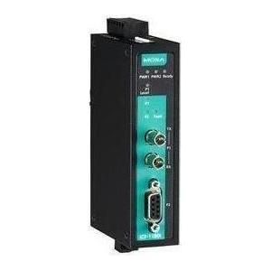 Moxa ICF-1180I-M-ST-T - PROFIBUS glasvezelomvormer, multimode, ST-connector, Netwerkadapter