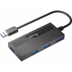 Equip - 128956 Interface Hub - USB 3.2 Gen 1 - Zwart