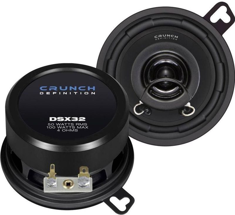 Crunch - DSX32 - Auto HiFi Luidsprekers - 8,7 cm - 2-Weg Coaxiaal