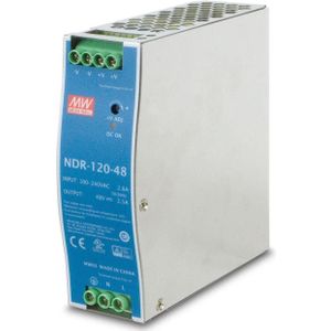 Ernitec 48V, 120W Din-Rail Power (120 W), PC-voedingseenheid