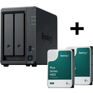 Synology - Disk Station DS725+ - NAS-Server - 12 TB - Netwerkopslag