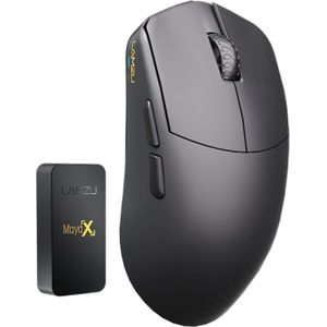 Lamzu - Maya X - Gaming Muis - Zwart - Lichtgewicht - Draadloos en Bedraad