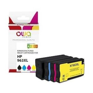 Armor OWA, Inkt, OWA Multipack compatibel met HP 3JA30AE+3JA27AE+3JA28AE+3JA29AE BK/C/M/Y (M, B, C, Y)