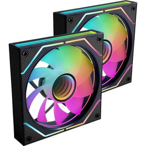 Mars Gaming - MF-3DPROX2R - Computerkoeling - Geavanceerde 2in1 Koelkit - Met 2 Ventilatoren