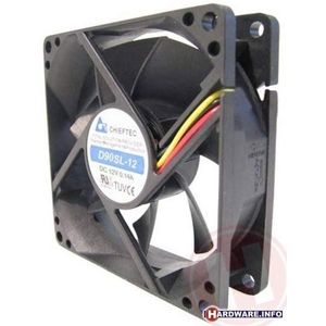 Chieftec - AF-0925S - Ventilator - Zwart - 92 mm