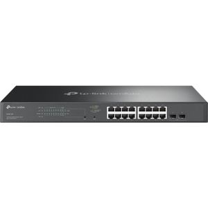 TP-Link JetStream (18 ports), Netwerkschakelaar, Zwart