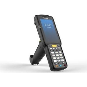 Zebra MC3300x Handheld Mobiele Computer 10,2 cm (4 inch) 800 x 480 pixel Touchscreen 505 g Zwart (1D streepjescodes), Barcode scanner, Zwart