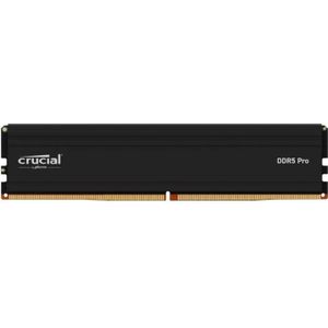 Crucial PRO 16G (1x16G) DDR5-6000 *CP16G60C48U5T (1 x 16GB, 6000 MHz, DDR5 RAM, DIMM 288 pin), RAM, Zwart