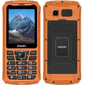 Evolveo Strongphone Z6 Dualsim Oranje (2.80", 2 Mpx), Sleutel mobiele telefoon, Oranje