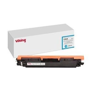 Viking - Tonercartridge - Cyaan - Compatibel met HP 126A CE311A