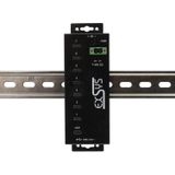 Exsys - Beheerde USB 3.2 Gen 1 Hub - Zwart - 7-poorts Docking Station