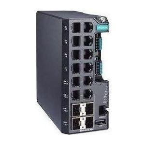 Moxa EDS-4012-4GC-HV - Beheerde Gigabit Ethernet-switch met 8 10/100BaseT(X)-poorten (8 ports), Netwerkschakelaar