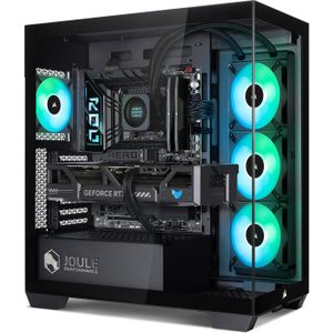Joule Performance High End Gaming PC RTX5080 I9 64GB 2TB L1138103 (2000 GB, 64 GB, Intel Core i9-14900KF, GeForce RTX 5080), PC, Zwart