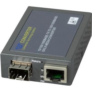 EFB Elektronik EFB Compacte Mediaconverter RJ45-SFP, 100/1000Mbps, Data converter