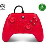 PowerA - Bedrade Controller - Rood - Voor Xbox - Extra Lange USB-C-kabel