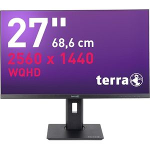 TERRA 3030223 computer monitor 68,6 cm (27") 2560 x 1440 Pixels Wide Quad HD LCD Zwart