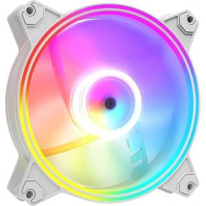 Modecom VOLCANO APEX 120 ARGB Weisser Reverse-Lüfter (120 mm), PC ventilator, Wit