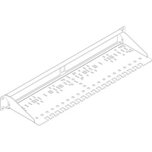 Allnet Schakeltoebehoren unmanaged 4-poorts Gigabit LT-PoE 90W 19" 1U patchpaneel (4 ports), Netwerkschakelaar, Zwart