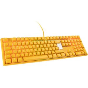 Ducky One 3 - Gaming Toetsenbord - Geel - RGB LED - MX Speed Zilver - Bedraad