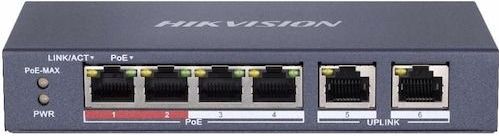 DS-3T0306HP SFP 4 Poorts PoE Switch - Unmanaged