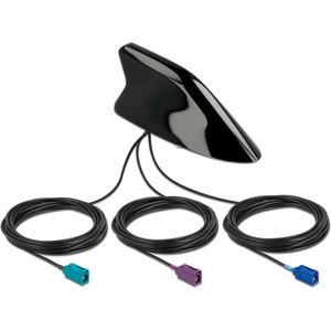 Delock - Haaienvinantenne - Multiband - Netwerkantenne - LTE + WLAN + GNSS