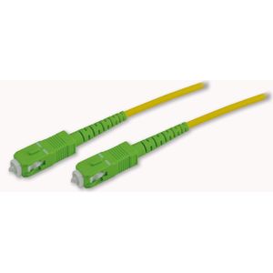 MCL SCAPC/SCAPC monomode optisch simplex, Router, Geel