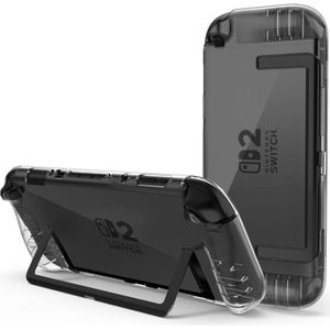 Tech-Protect FlexAir Case für Nintendo Switch 2 - Transparent (Switch), Andere spelaccessoires, Transparant