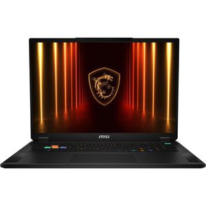 MSI Stealth 18 HX AI A2XWJG-011FR (18", 2000 GB, 64 GB, FR, Intel Core Ultra 9 275HX), Notebook, Zwart
