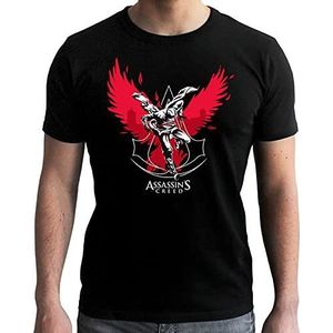 ABYstyle Assassin's Creed T-Shirt - Assassin Zwart New Fit S, Andere spelaccessoires, Zwart