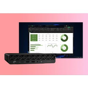 HP ProDesk 4 Mini G1i AI PC (24 GB, Intel Core Ultra 7 265T), PC, Zwart