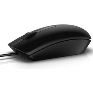 DELL MS116 muis Kantoor Ambidextrous USB Type-A Optisch 1000 DPI