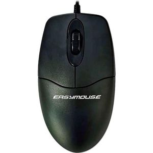 Gett GCQ EasyMouse kunststof muis met scrollwiel IP68 waterproof desinfecteerbare optische (Bedraad), Muis, Zwart