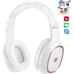 NGS Artica trots wit (7 h, Draadloze), Koptelefoon, Wit