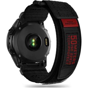 Tech-Protect Scout Pro (26 mm, Textiel, fenix 6X Pro, Garmin Fenix 3, Garmin Fenix 5X, Garmin Fenix 5X Plus, Garmin Fenix 6X, Garmin Fenix 7X), Horlogebandjes, Zwart